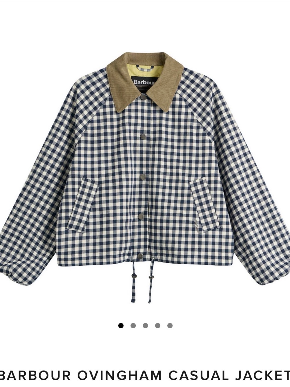 Barbour Gingham Jacket